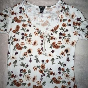 Floral short sleeve